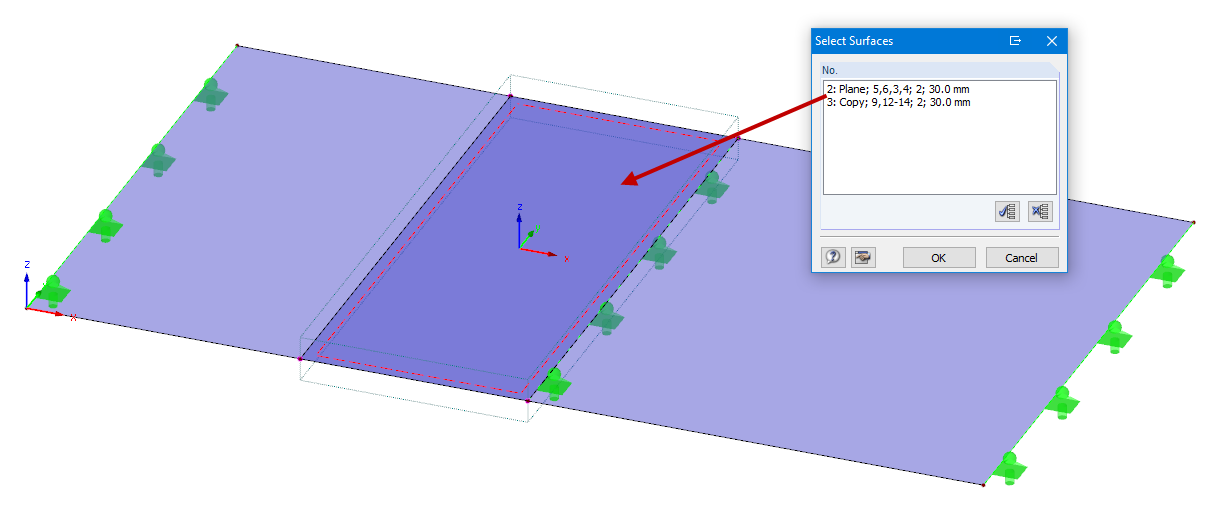 Overlapping Surfaces Released by Surface Release