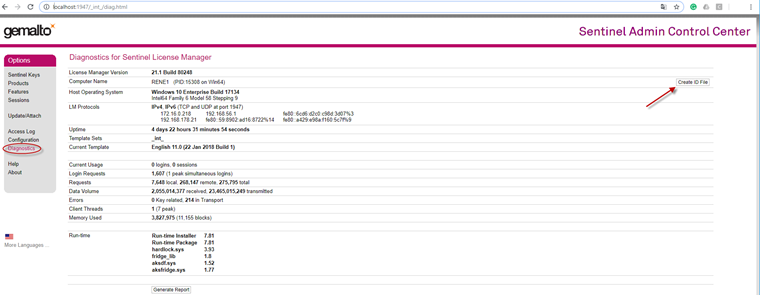 Creating Fingerprint of Server
