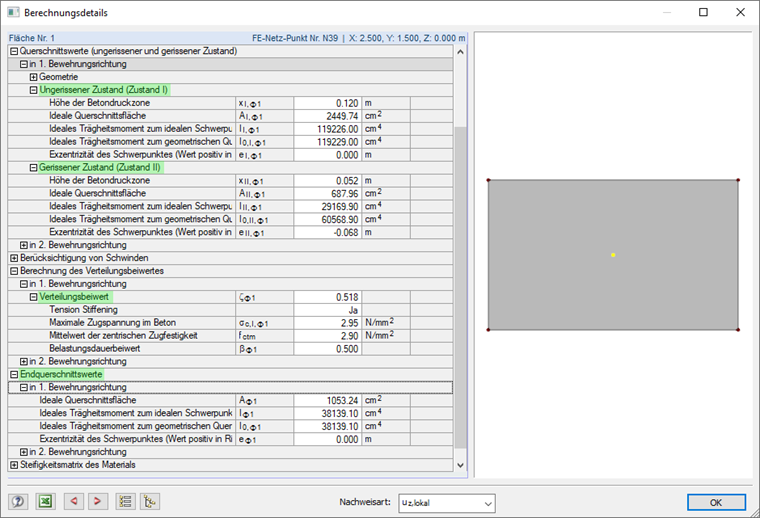 Dialog Box "Design Details"
