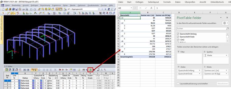 Parts List via Excel PivotTable