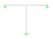Offset Using Rigid Members - Wireframe Model