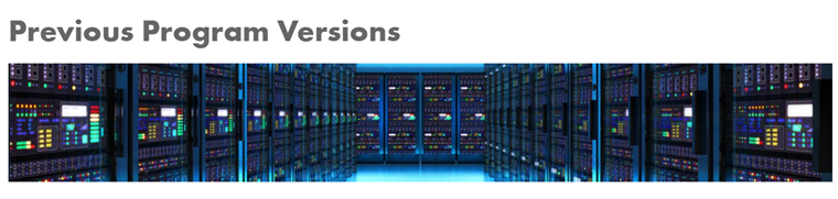 Previous Program Version