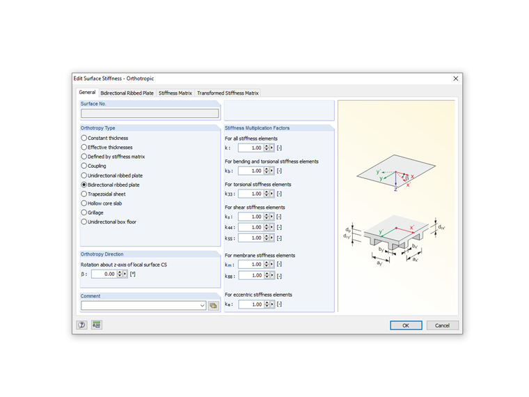 Orthotropy Types in RFEM