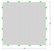 Ten Finite Elements Between Boundary Lines of Surface