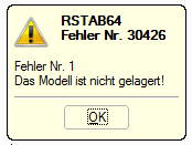 Error No. 1 The model is not supported!