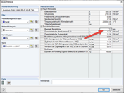 Modifying Maximum Component Thickness of Material