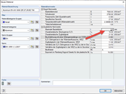Modifying Maximum Component Thickness of Material