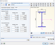 Modifying Cross-Section