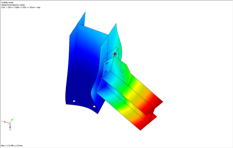 End Plate Joint with Splice