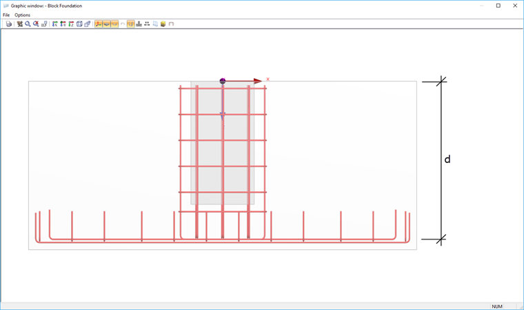 Static Depth d for Design of Equivalent Beam
