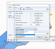 Material Model Orthotropic 3D