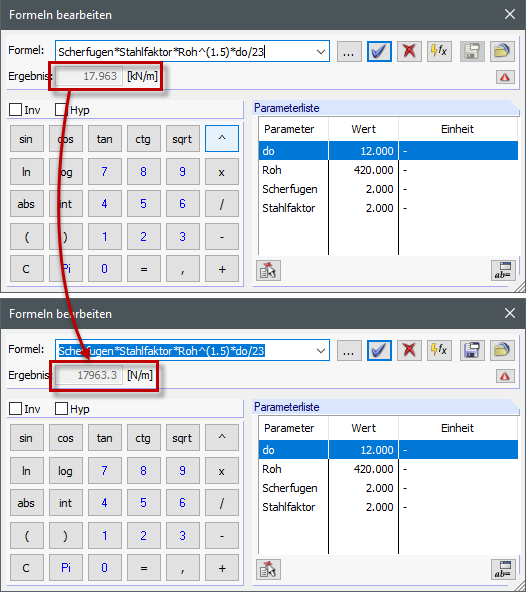 Calculation with Dimensionless Parameters