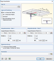 Displaying Rib in RFEM