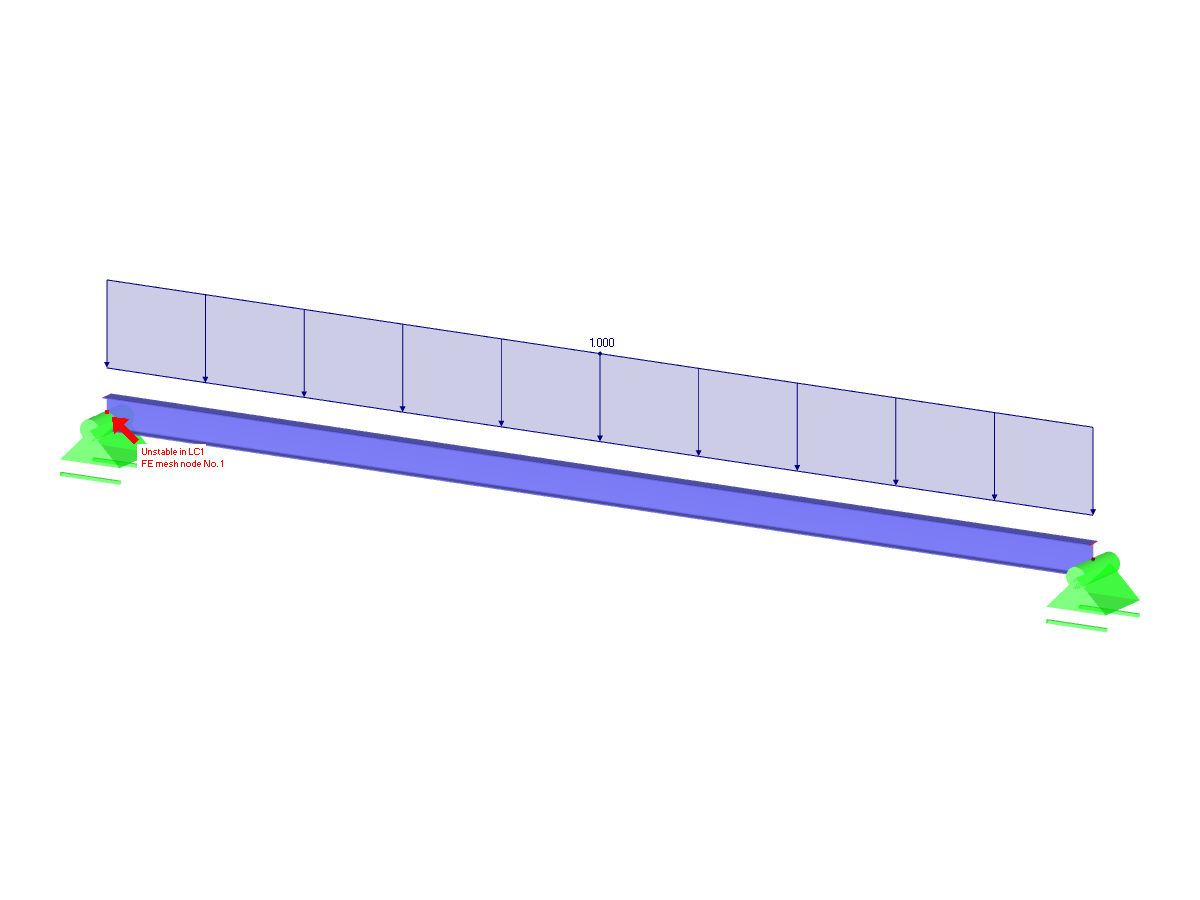 Kinematic System - Single-Span Beam Without Rigid Support
