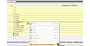Shortcut Menu (Right-Click) with Option to Generate CO According to Selected Row
