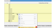 Shortcut Menu (Right-Click) with Option to Generate CO According to Selected Row