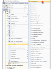 Opening General Data via Edit Menu