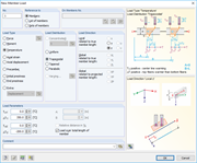 Defining Variable Temperature Distribution over Member Length