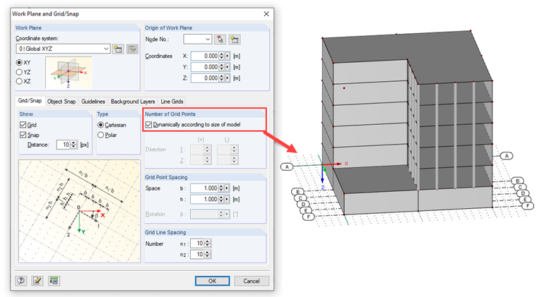 Adjusting Grid to Model Size