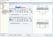 Result Window 2.4 or 2.5 with Optional Modification of Reinforcement Proposal