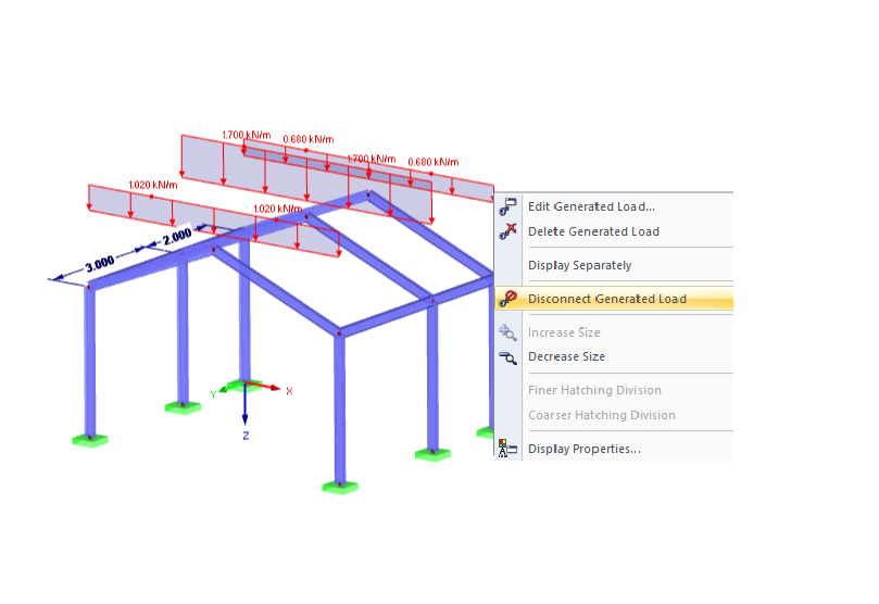 Disconnecting Generated Load