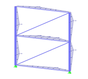 Antimetric Member Load Distribution
