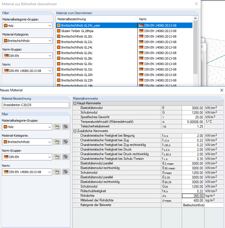 Creating User-Defined Material