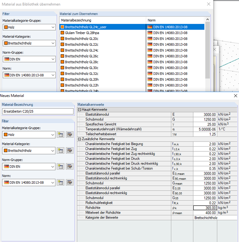 Creating User-Defined Material