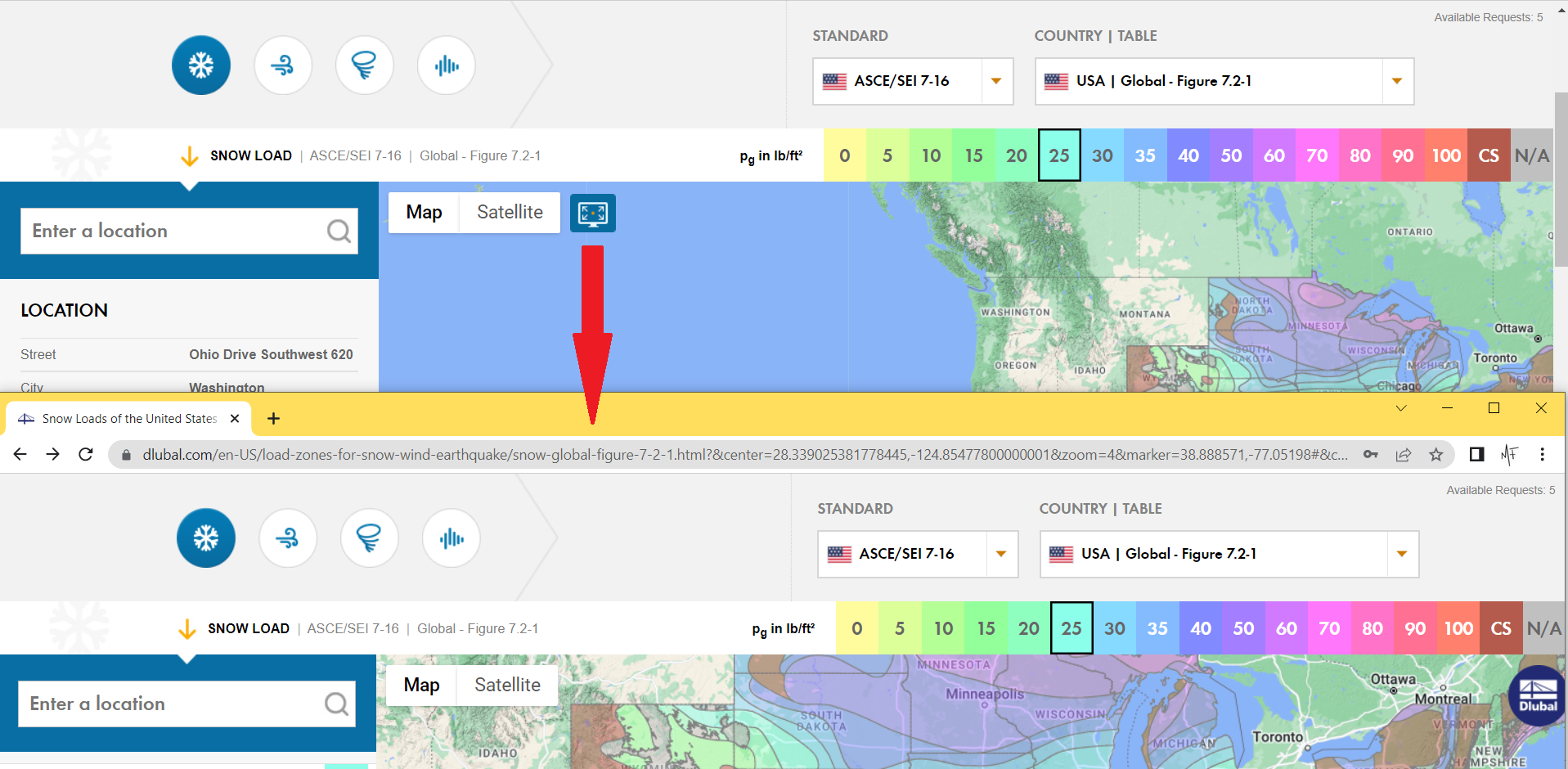 Full Screen Mode with URL Address