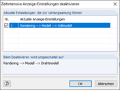 Displaying Time-Intensive Options