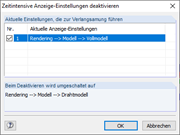 Displaying Time-Intensive Options
