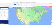 Online Service "Snow Load, Wind Speed, and Seismic Load Maps"