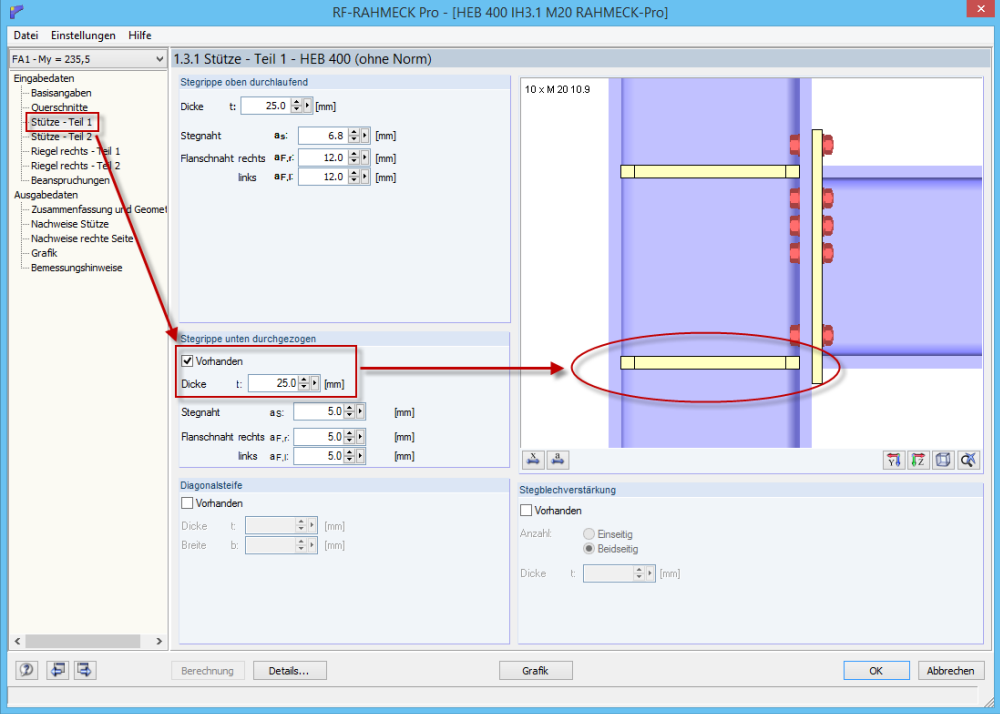 Arrangement of Web Stiffener