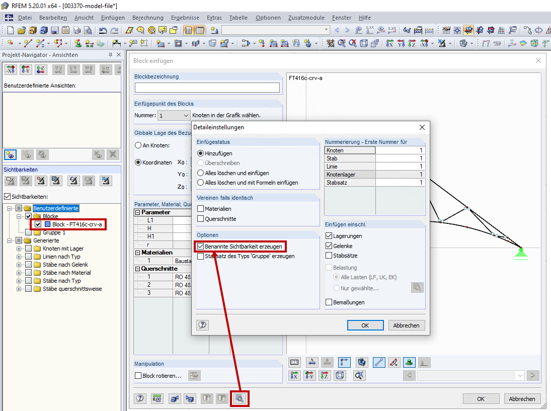 Block Manager: Create Named Visibility