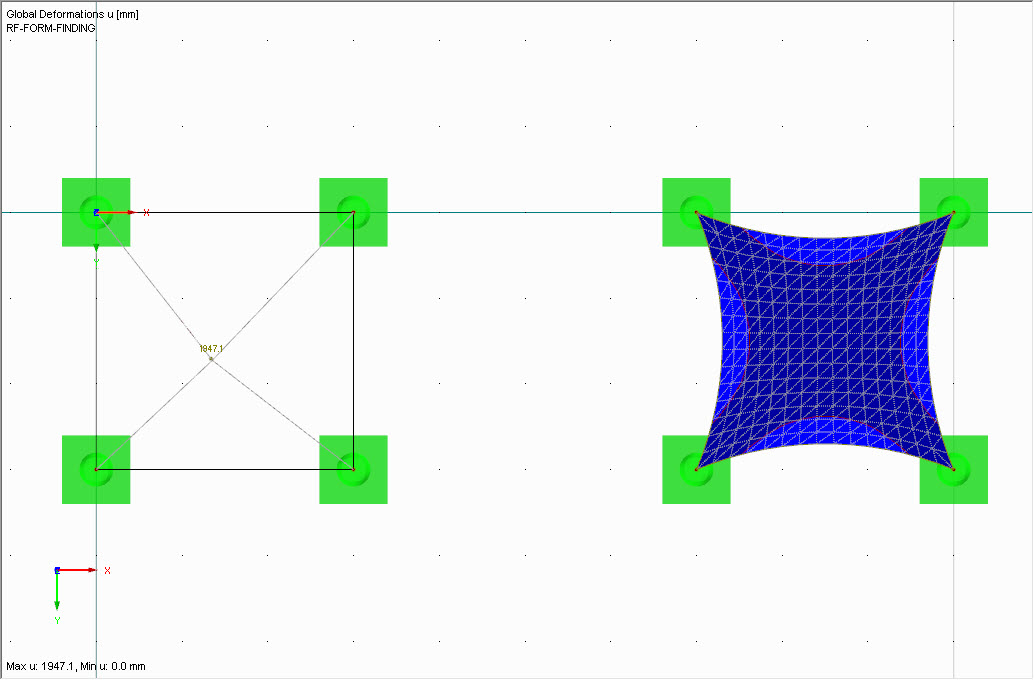 Constricted Deformation (Left) and Deformation Without Free Edges (Right)