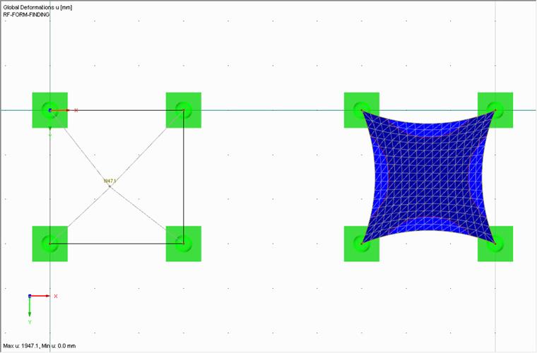 Constricted Deformation (Left) and Deformation Without Free Edges (Right)