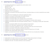 Example of Update Report for RFEM and RF-PUNCH Pro