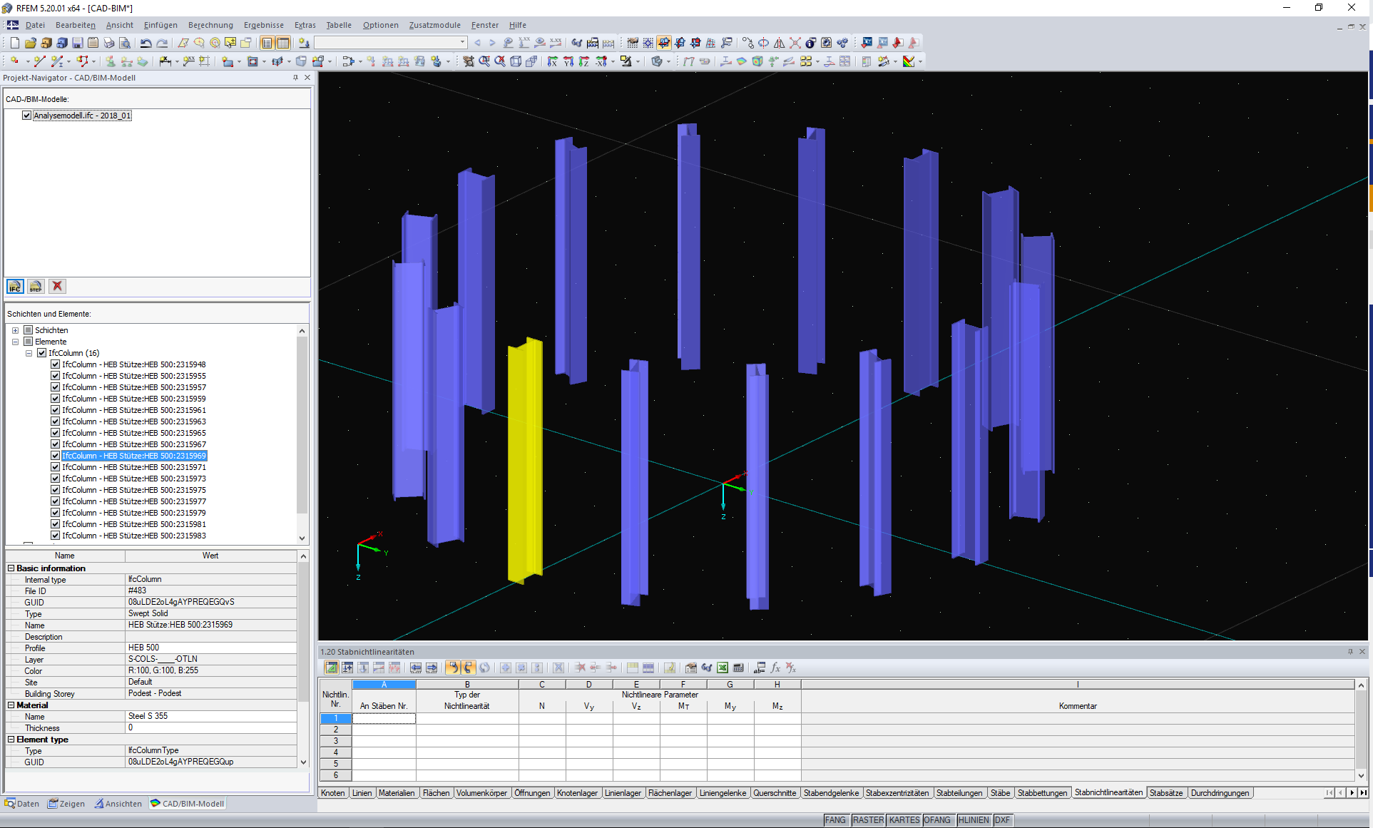 Selecting IFC Object in Navigator