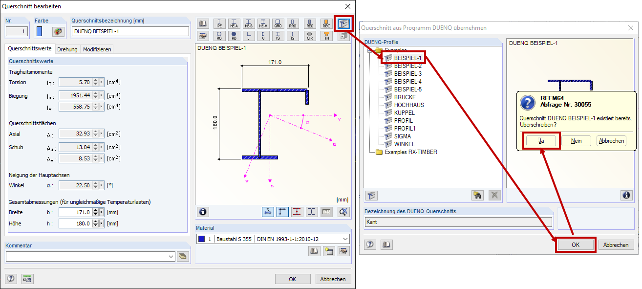 Updating Cross-Section