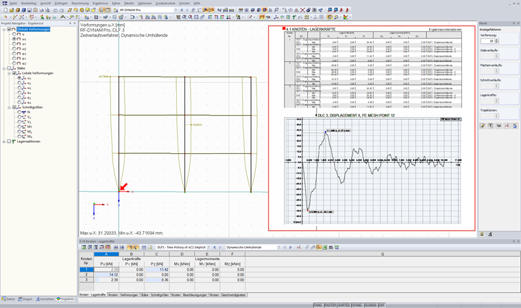 Printout Report for Results from RF-/DYNAM Pro