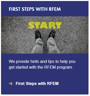 First Steps with RFEM
