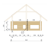 Structural Reinforcement of Log Wall with Mullion