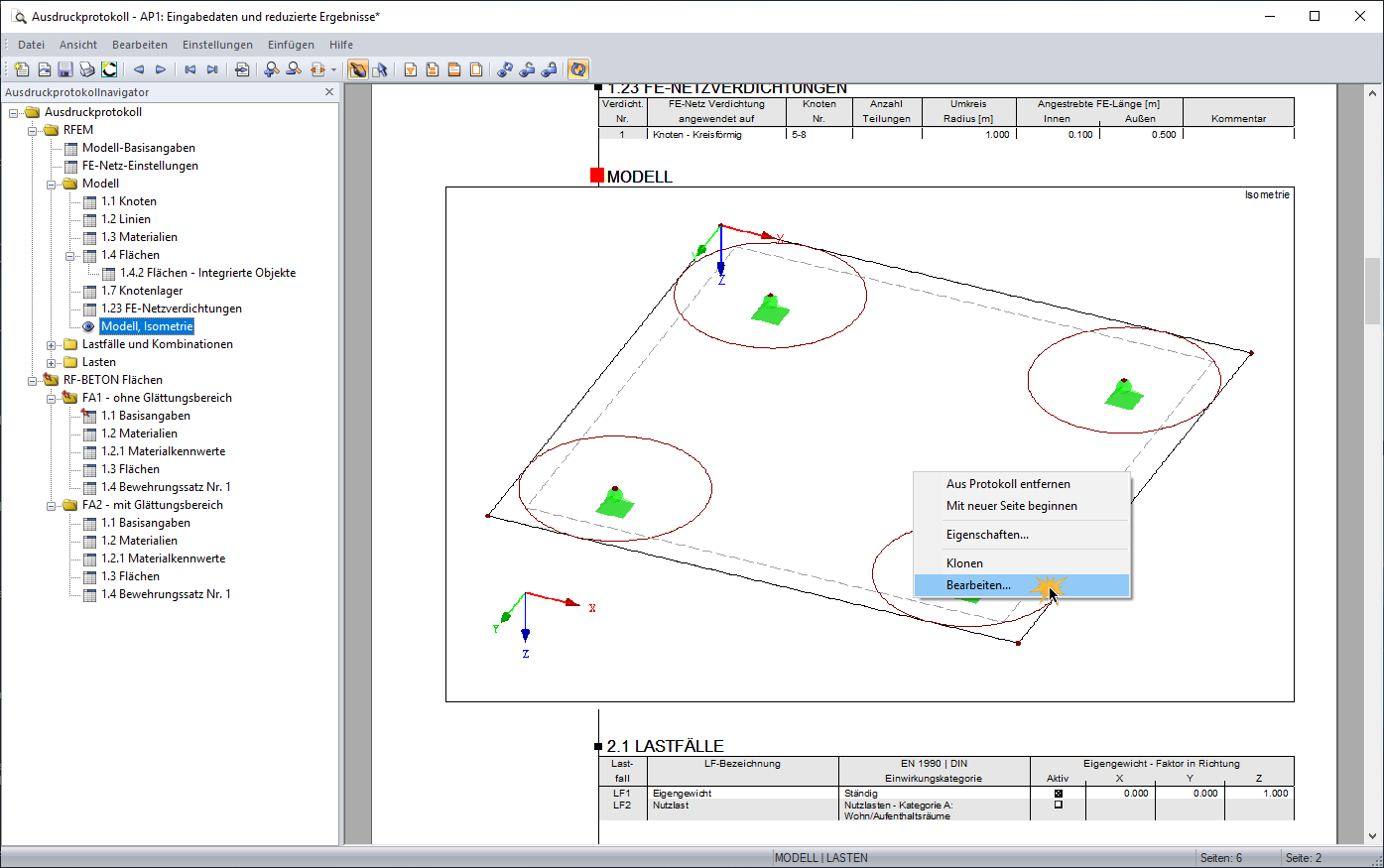 Right-Clicking Graphic in Printout Report