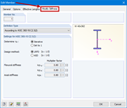 Stiffness Modification of Members