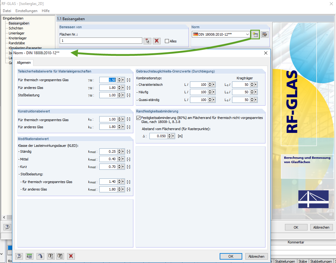 User-Defined Standard in RF-GLASS