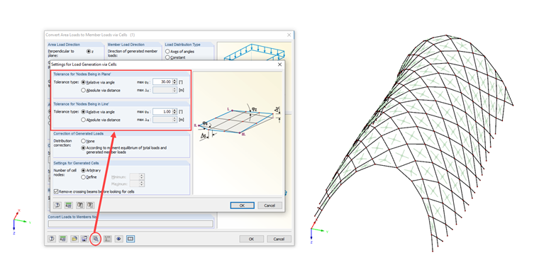 Settings for Nodal Tolerances