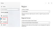 Adjusting Region