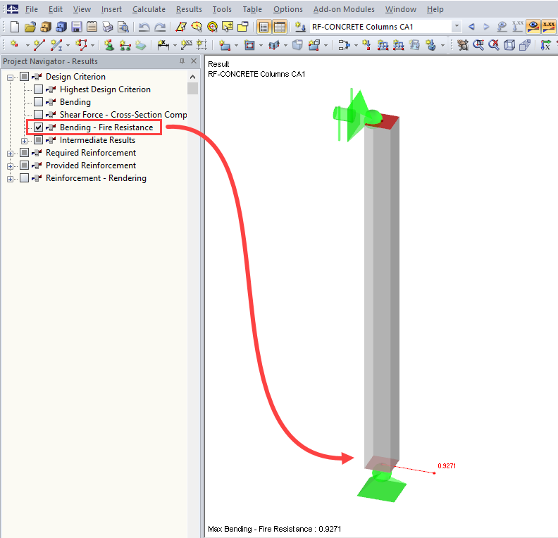 Design Criterion Indicating Relevant x-Location