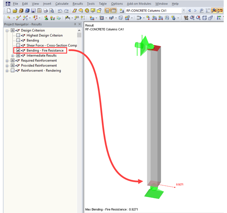 Design Criterion Indicating Relevant x-Location