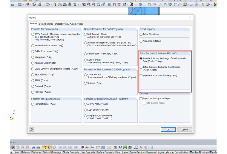 Additional Import Options via RF-LINK Module